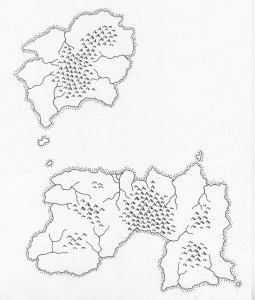 Map of the Cloud Lands Saga