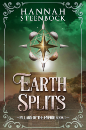 Cover of Earth Splits, Pillars of the Empire Book 1

The cover shows a dark green sky and a brown pyramid in front of a town climbing up brown hills.